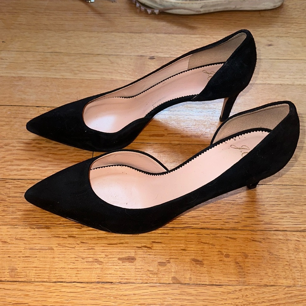 J. Crew Black Heels
